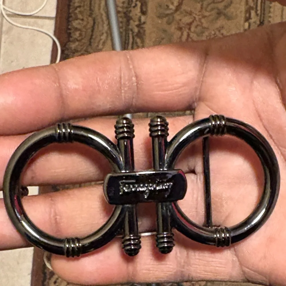 Decorative Black Metal Buckle by [Brand]